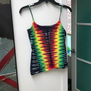 American Apparel tye dye tank top
